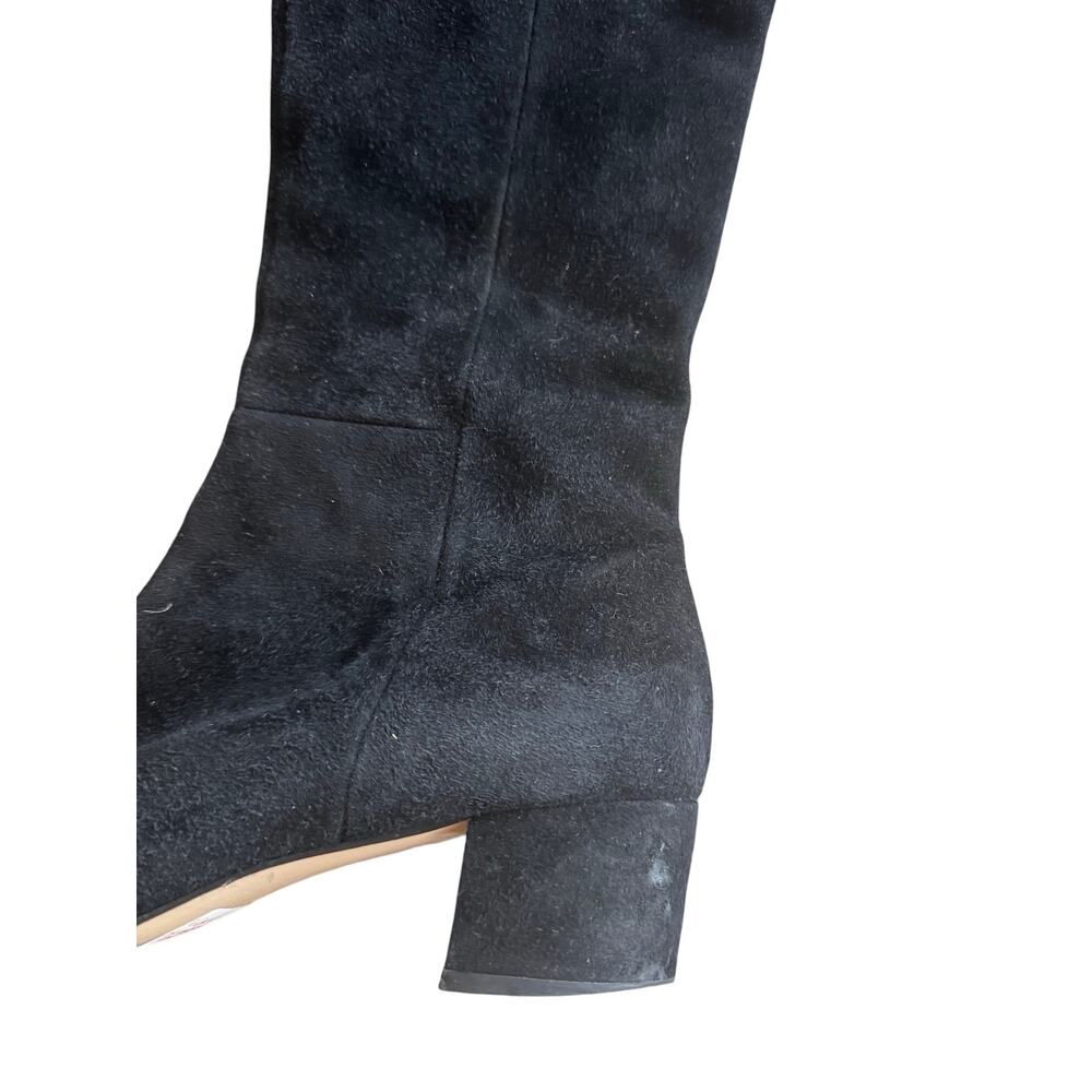 Gianvito Rossi Black Over the Knee Suede Boots 38.5 - Picture 2 of 4